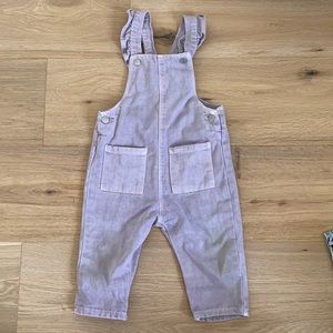 Zara purple overalls